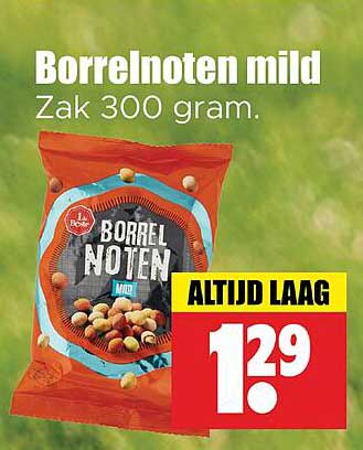 Borrelnoten mild