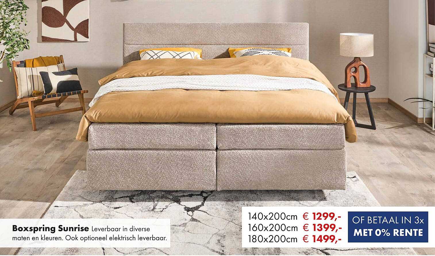 Boxspring Sunrise