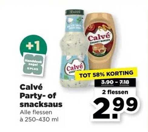 Calvé Party- of snacksaus