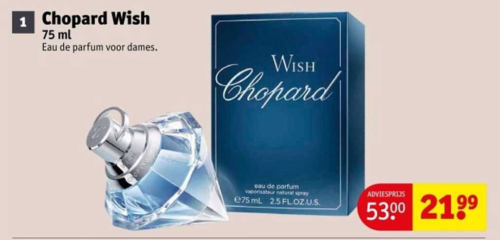 Chopard Wish 75 ml Eau de parfum voor dames.