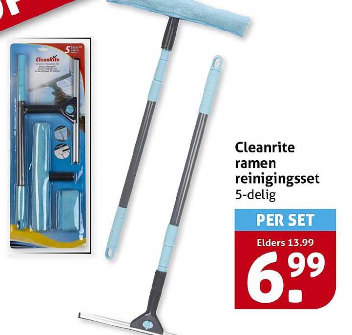 Cleanrite ramen reinigingsset 5-delig
