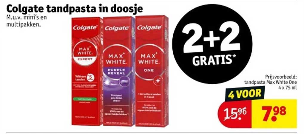 Colgate tandpasta in doosje