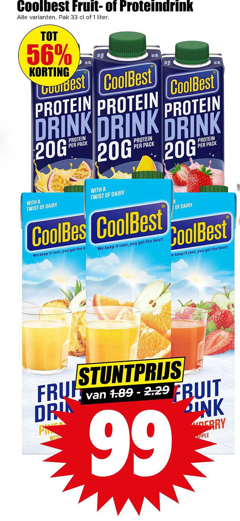 CoolBest Fruit- of Proteindrink
