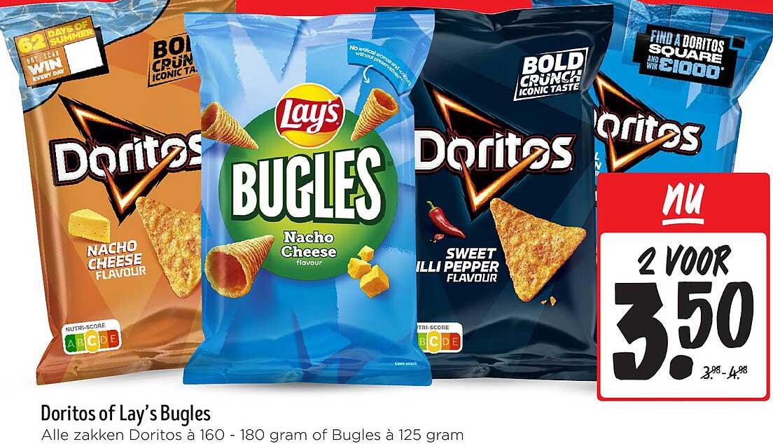 Doritos of Lay’s Bugles