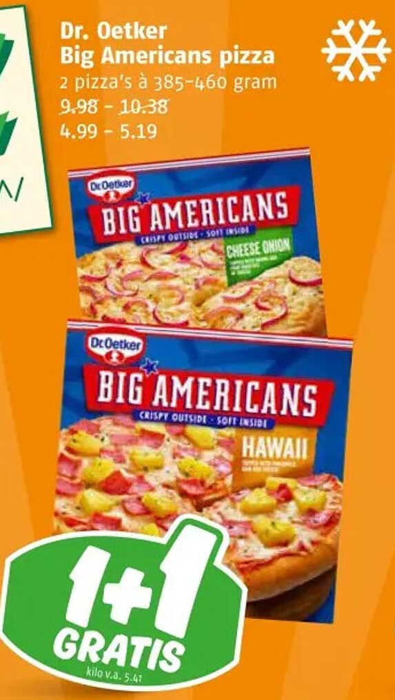 Dr. Oetker Big Americans pizza