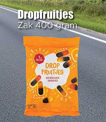Dropfruitjes Zak 400 gram