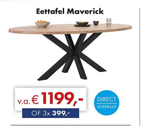 Eettafel Maverick
