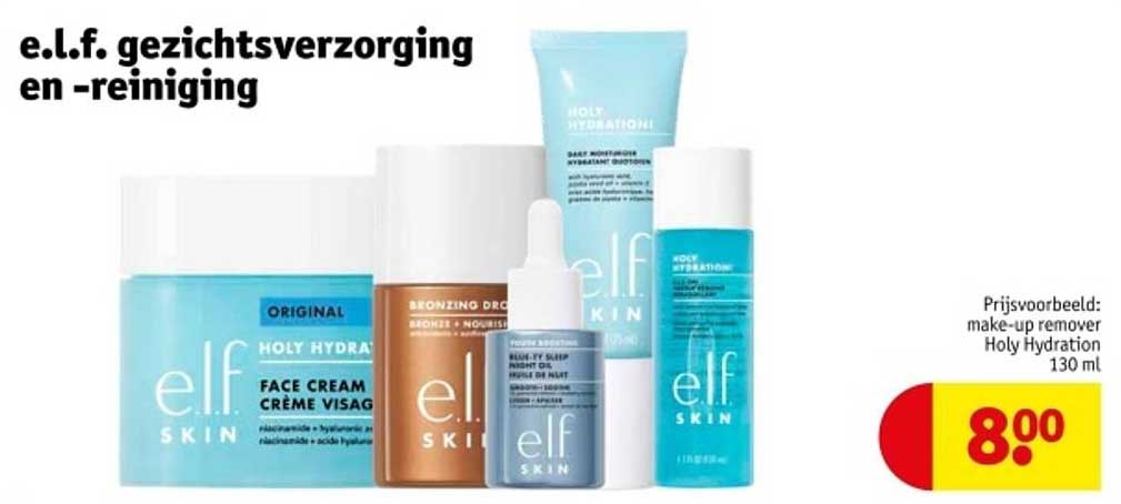 e.l.f. gezichtsverzorging en -reiniging