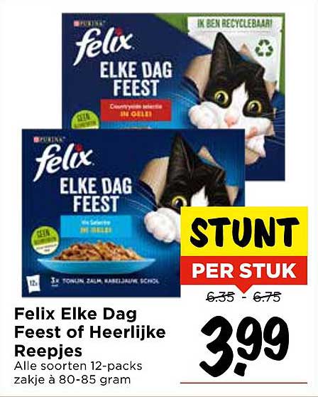 Felix Elke Dag Feest of Heerlijke Reepjes