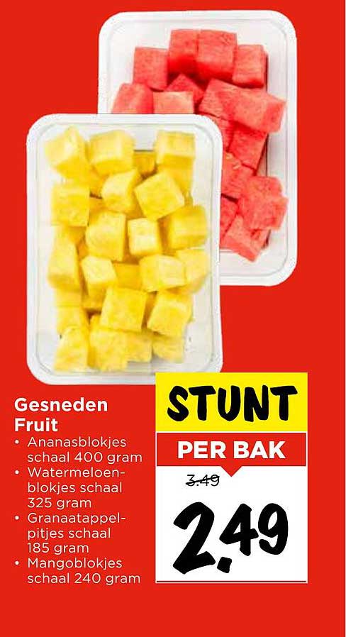 Gesneden Fruit