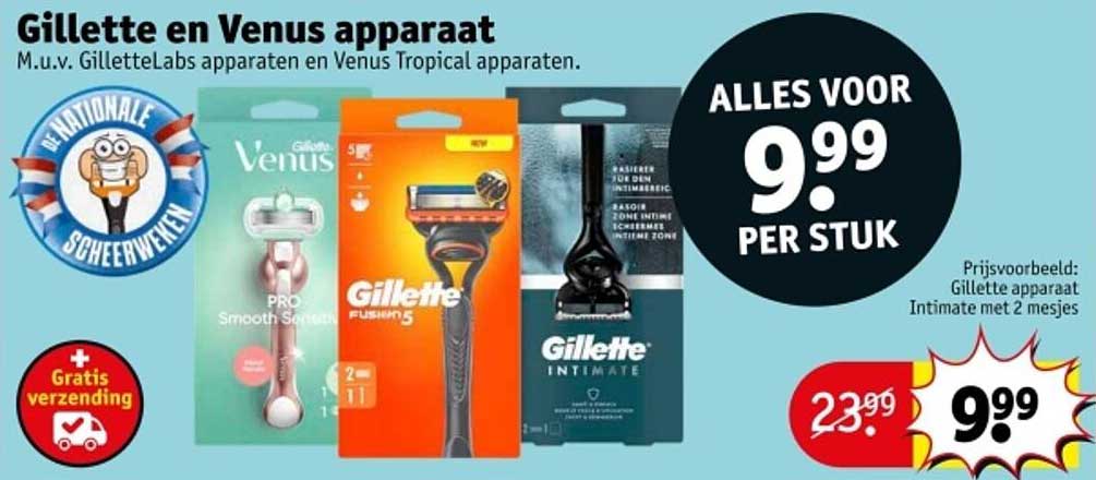 Gillette en Venus apparaat