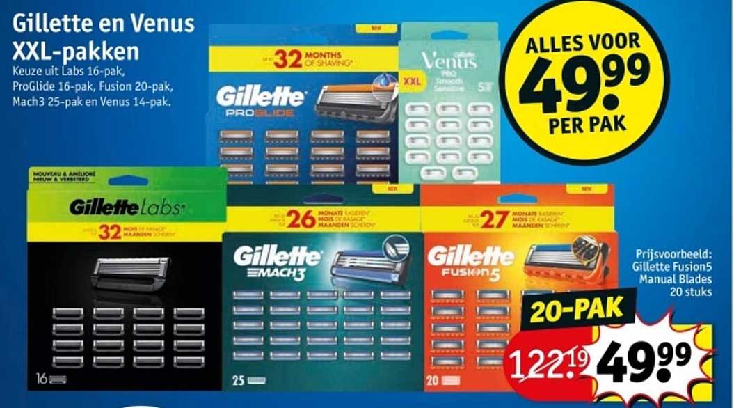 Gillette en Venus XXL-pakken