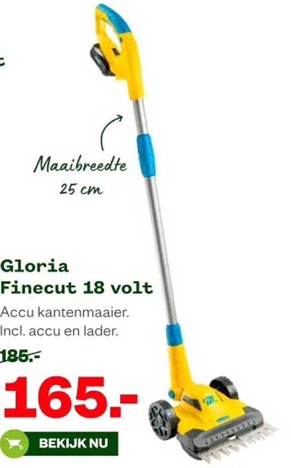 Gloria Finecut 18 volt