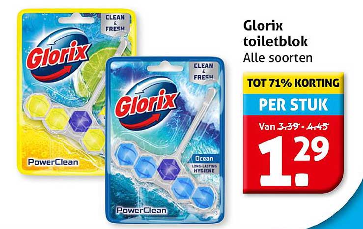 Glorix toiletblok Alle soorten