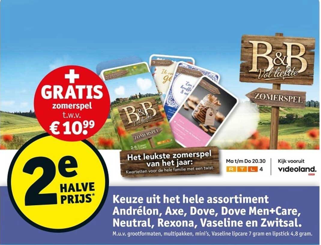 + GRATIS zomerspel t.w.v. € 10,99
