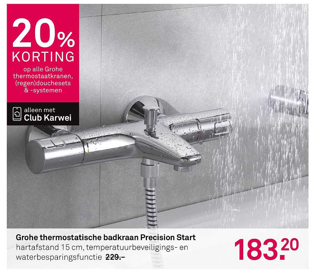 Grohe thermostatische badkraan Precision Start
