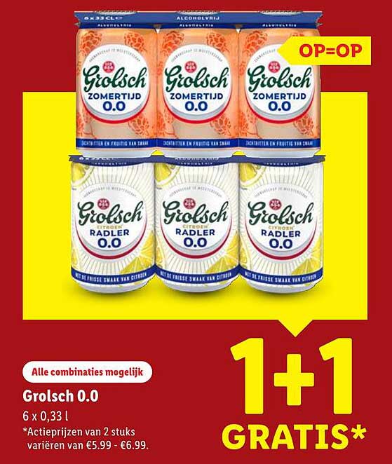 Grolsch 0.0 6 x 0,33 l