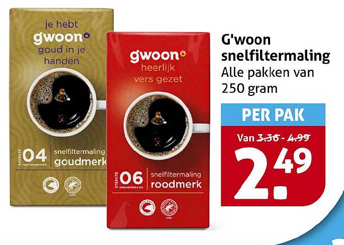 G'woon snelfiltermaling
