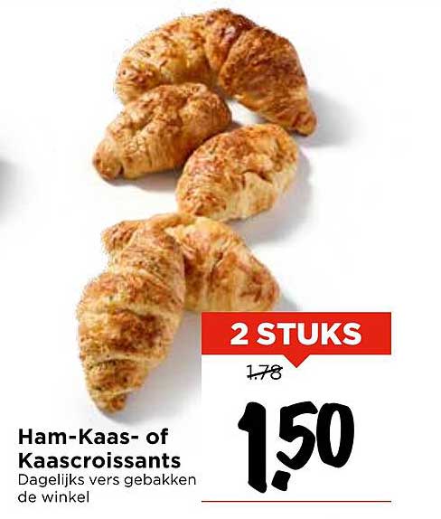 Ham-Kaas- of Kaascroissants