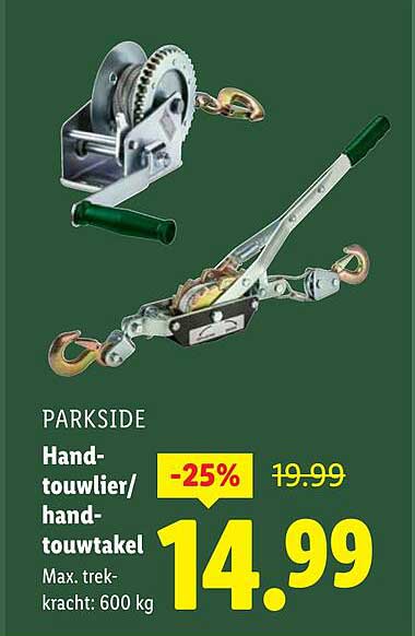 Hand-touwlier/hand-touwtakel