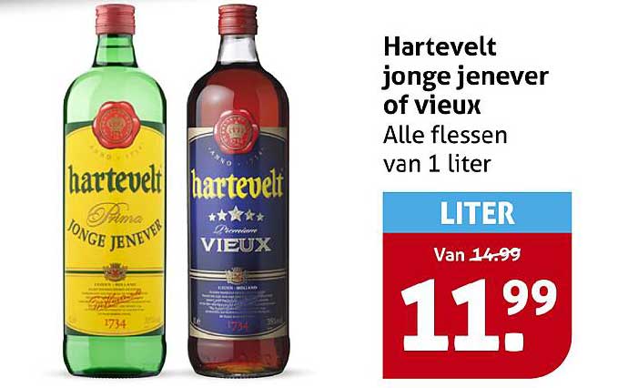 Hartevelt jonge jenever of vieux