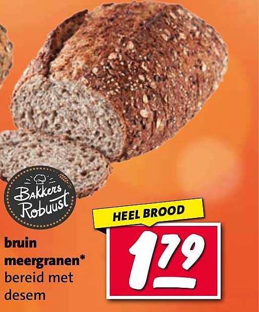 Heel Brood Bruin Meerganen - €1,79