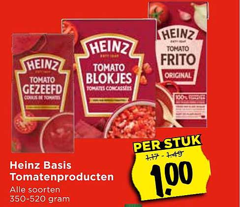 Heinz Basis Tomatenproducten
