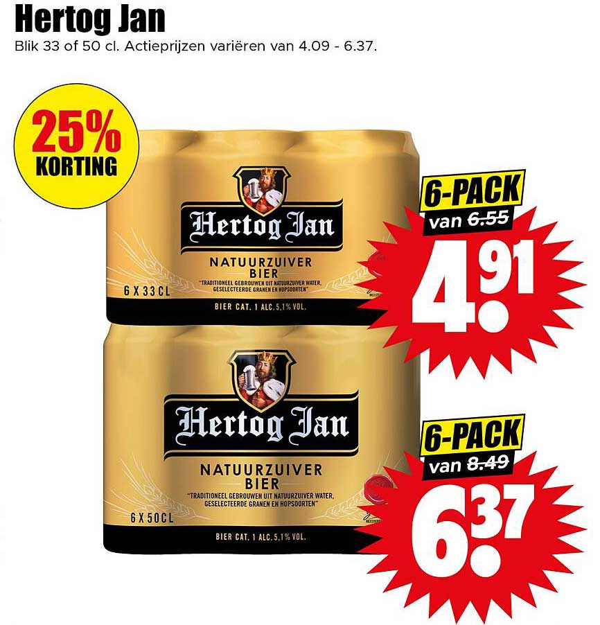 Hertog Jan 6-Pack Natuurlijke Bier
