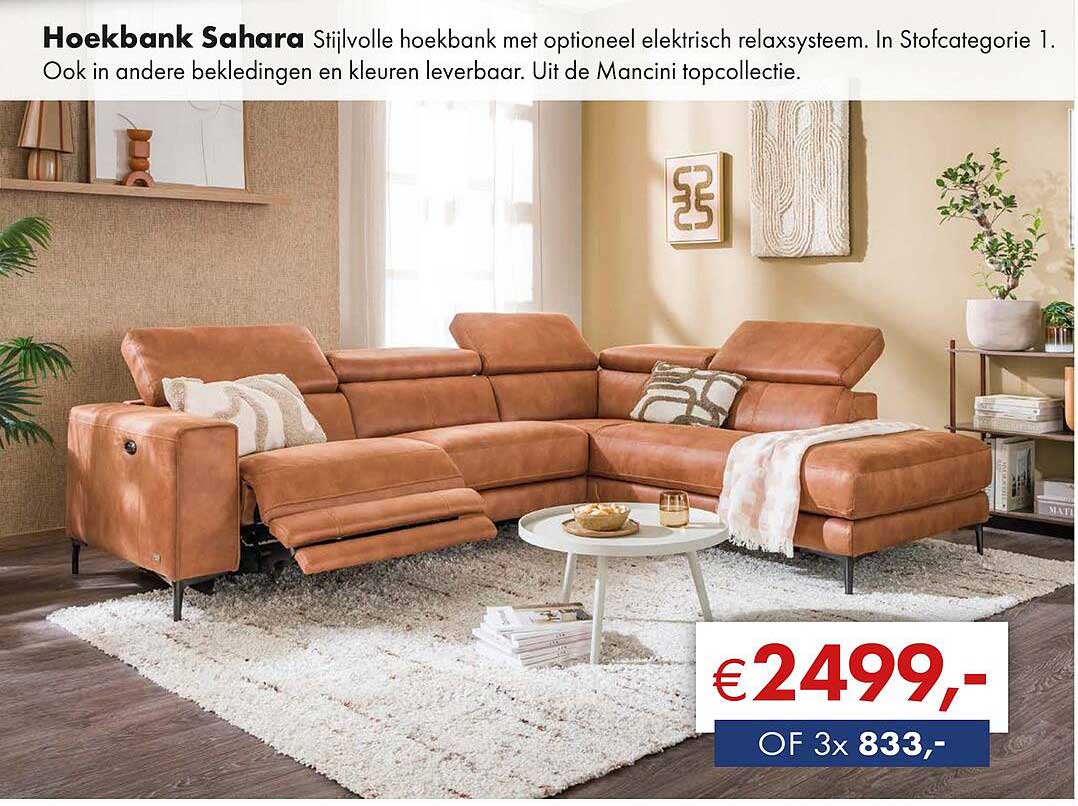 Hoekbank Sahara