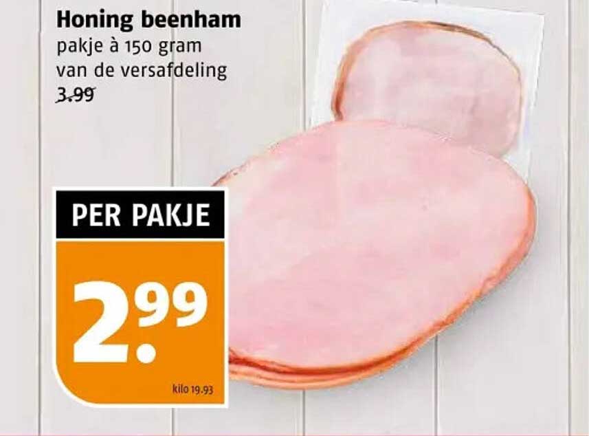 Honing beenham pakje à 150 gram van de versafdeling
