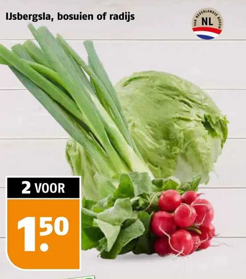 IJsbordsla, bosuitjes of radijs
