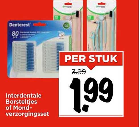 Interdentale Borsteltjes of Mondverzorgingsset