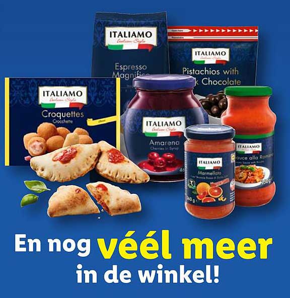 Italiaanse lekkernijen van ITALIANO