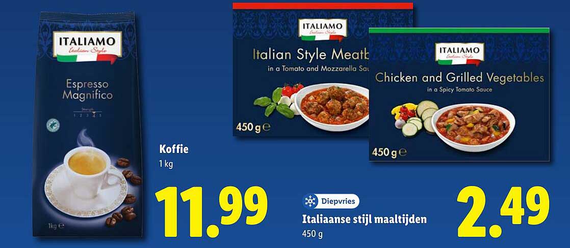 Italiaanse stijl maaltijden 450 g