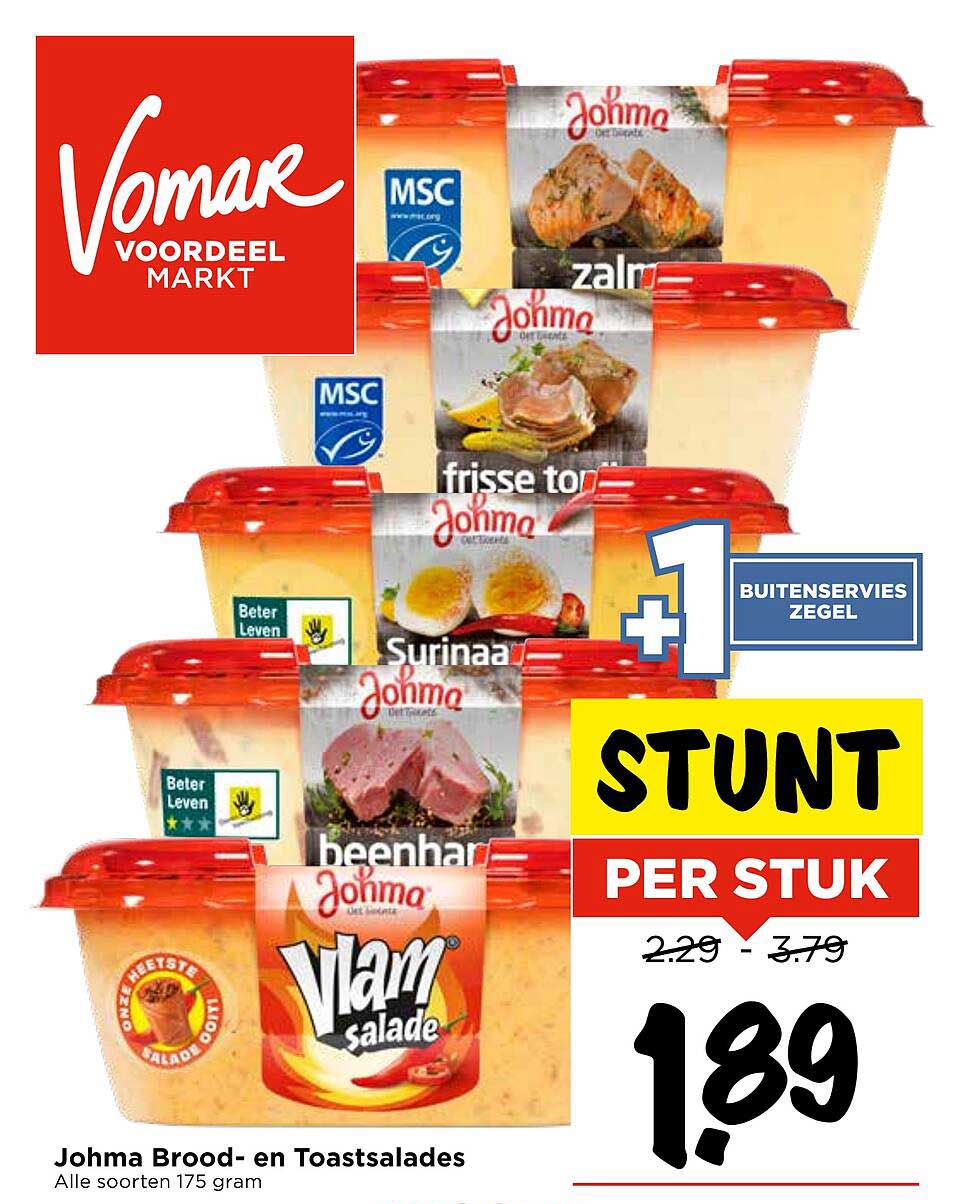 Johma Brood- en Toastsalades