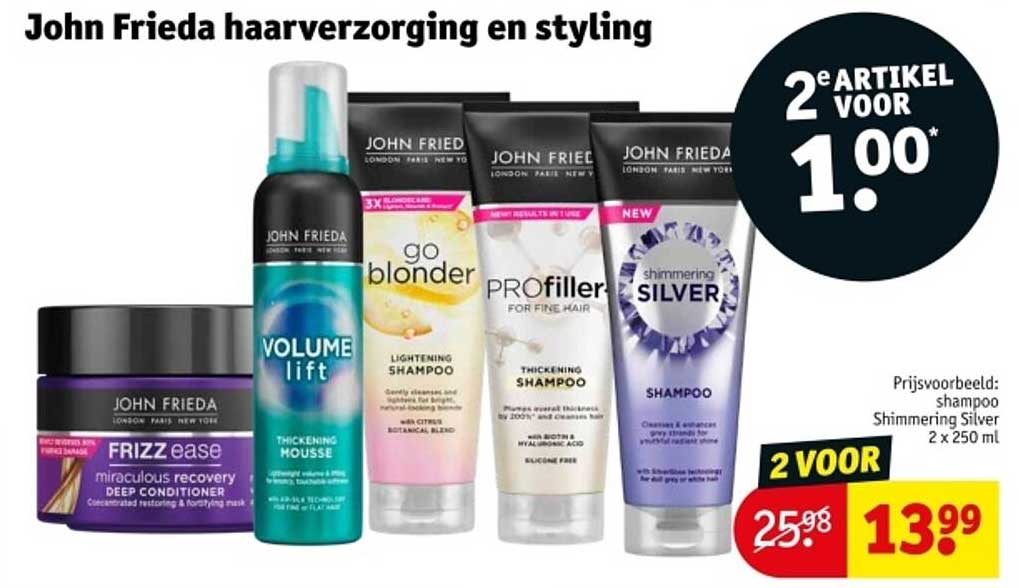 John Frieda haarverzorging en styling
