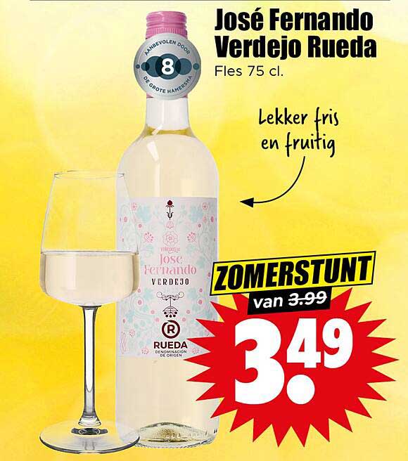 José Fernando Verdejo Rueda Fles 75 cl.