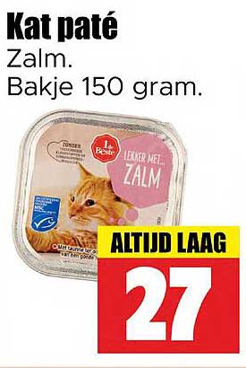 Kat paté Zalm 150 gram