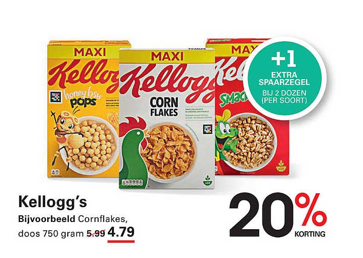 Kellogg’s Cornflakes, doos 750 gram