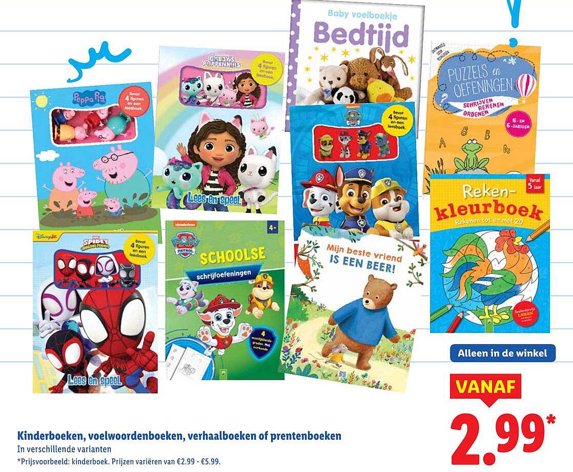 Kinderboeken,voelwoordenboeken,verhaalboeken of prentenboeken