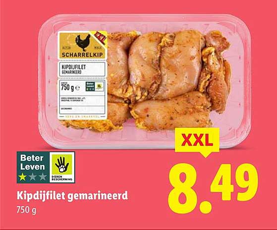 Kipdijfilet gemarineerd