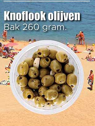 Knoflook olijven