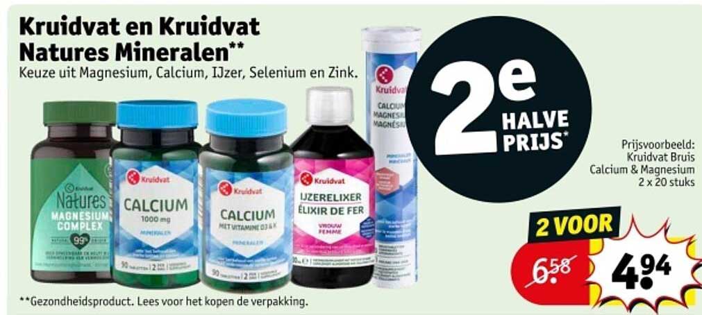 Kruidvat en Kruidvat Natures Mineralen**