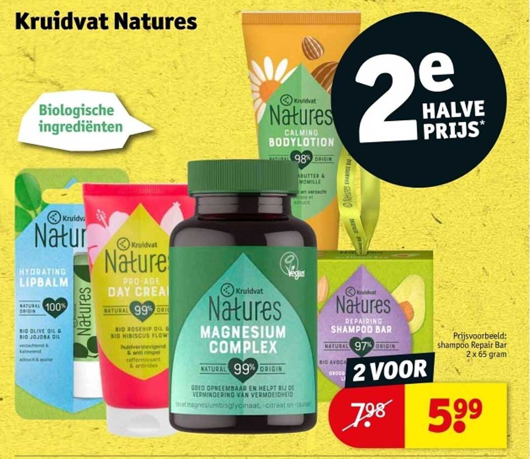 Kruidvat Natures - 2e halve prijs