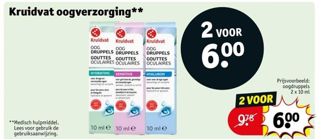 Kruidvat oogverzorging**