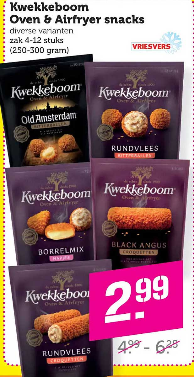 Kwekkeboom Oven & Airfryer snacks