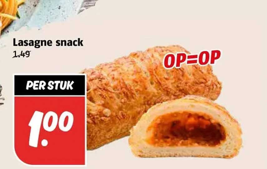 Lasagne snack
