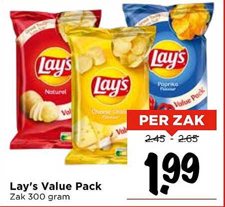 Lay's Value Pack Zak 300 gram