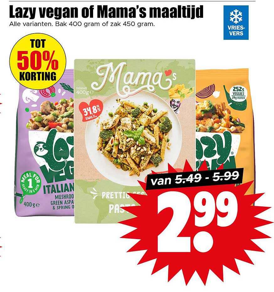 Lazy vegan of Mama’s maaltijd