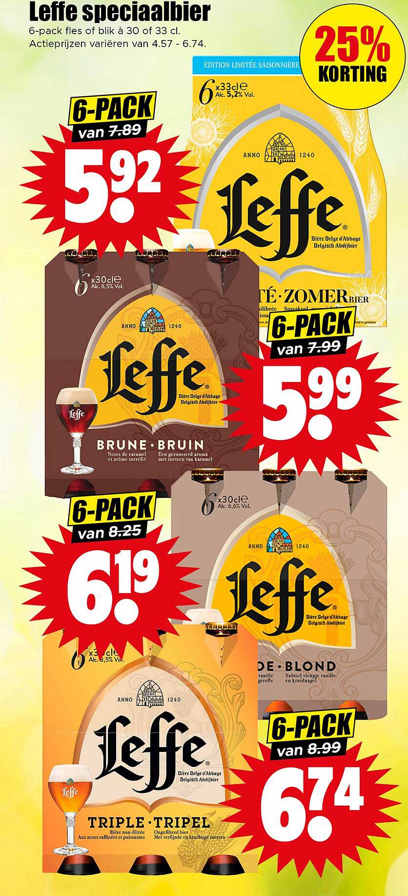 Leffe speciaalbier 6-pack